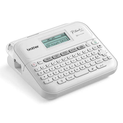Rotuladora Brother PT-D410, Electrónica de sobremesa con teclado y conexión a PC