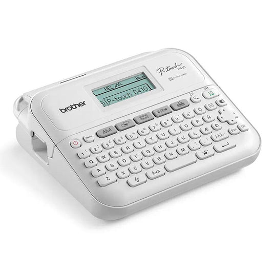Rotuladora Brother PT-D410, Electrónica de sobremesa con teclado y conexión a PC