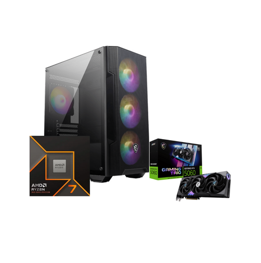 PC Gamer Ryzen 7 9700X | RTX 5060 8GB | 32GB DDR5 | SSD 2TB NVMe | X870 WIFI (Gama media-alta)