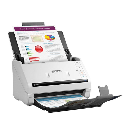 Escáner de Escritorio Epson DS-770 II Color Dúplex 600dpi 45ppm Interfaz USB 3.0