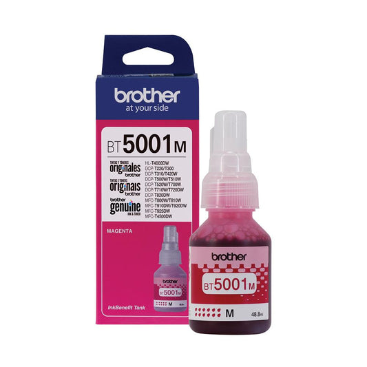 Botella de Tinta Original Brother BT5001M Magenta