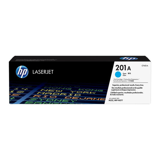 Cartucho de toner HP 201A CF401A Cian Laser