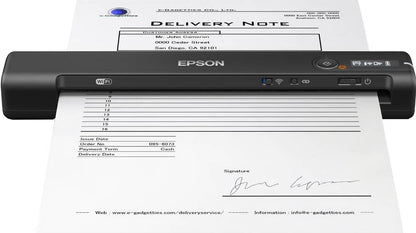 Escáner de Escritorio Portátil Epson ES-60W 600dpi WiFi USB 2.0 Micro Tipo-B